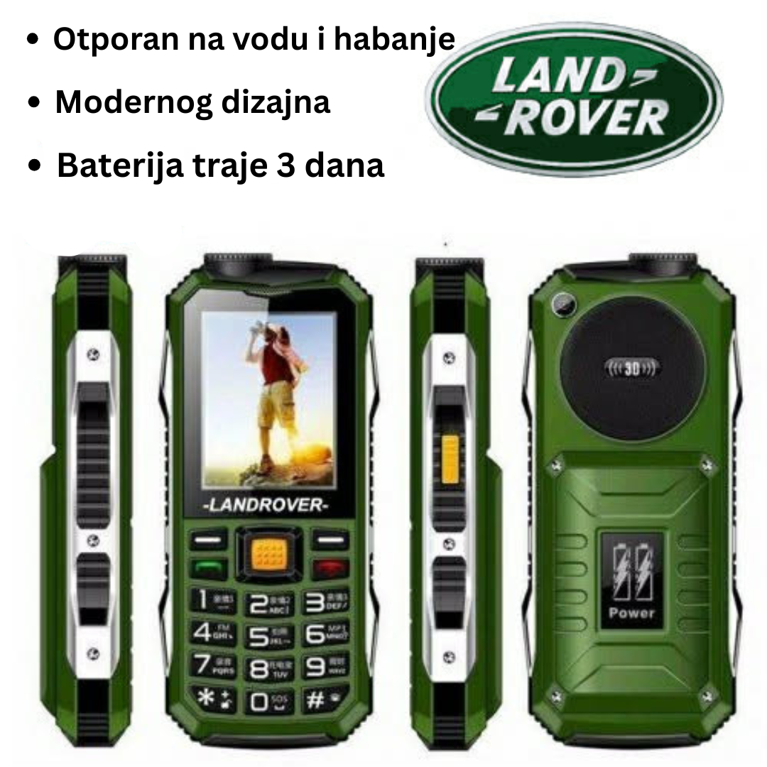 LAND ROVER - neuništivi telefon 2 SIM