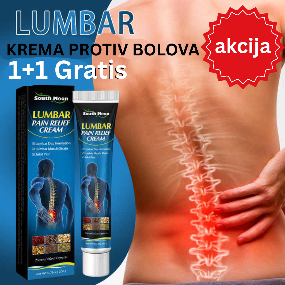 LUMBAR 1+1 Gratis- Medicinska Krema Za Bolove