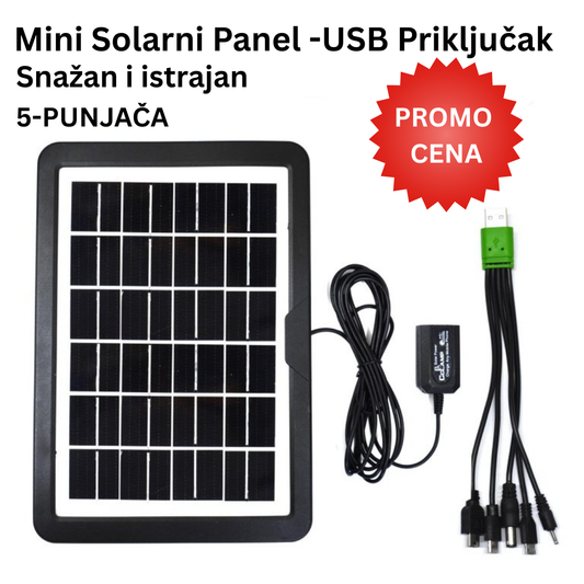 Prenosivi Solarni Panel - Punjač